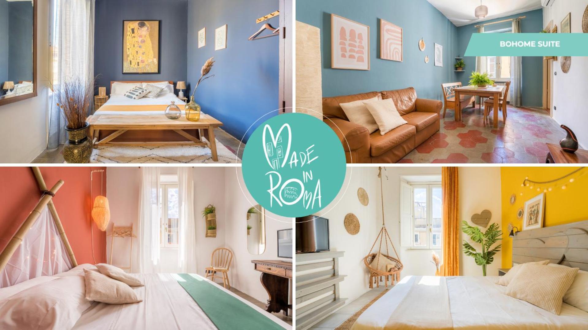 Bohome Suite - Ethnic Apt In The Center Of Рим Екстер'єр фото